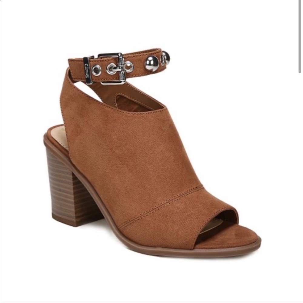 Sam Edelman Brown Studed KIKI heeled heel 7.5